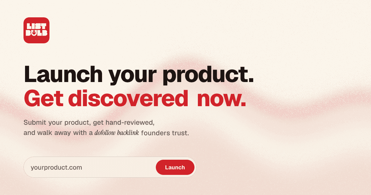 List Bulb | AI Tools Directory & Product Discovery Platform screenshot 1