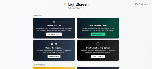 LightScreen screenshot 2