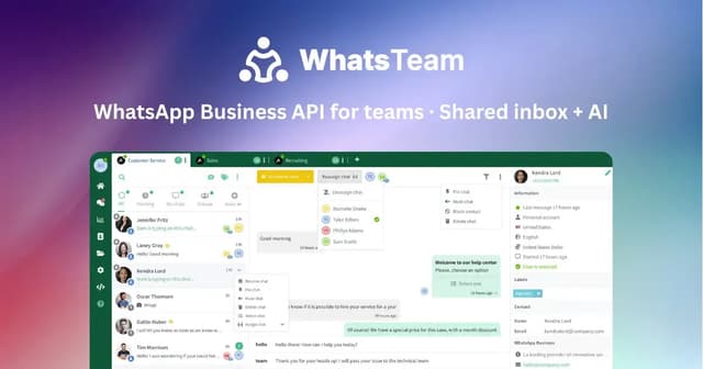 WhatsTeam screenshot 1