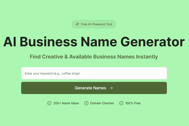 AI Business Name Generator screenshot 1