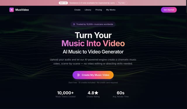 MusVideo screenshot 1