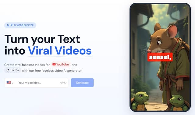 FacelessVideos screenshot 1