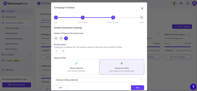 MarketingBlocks AI screenshot 4