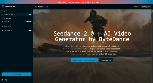 Seedance 2.0 screenshot 1