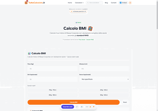 Tutti i Calcolatori Online Gratuiti - tuttocalcolato.it screenshot 3