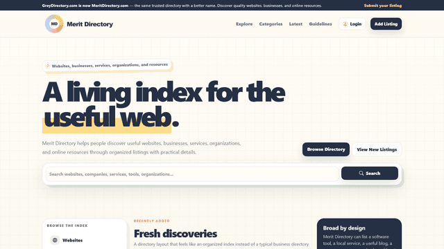 MeritDirectory screenshot 1