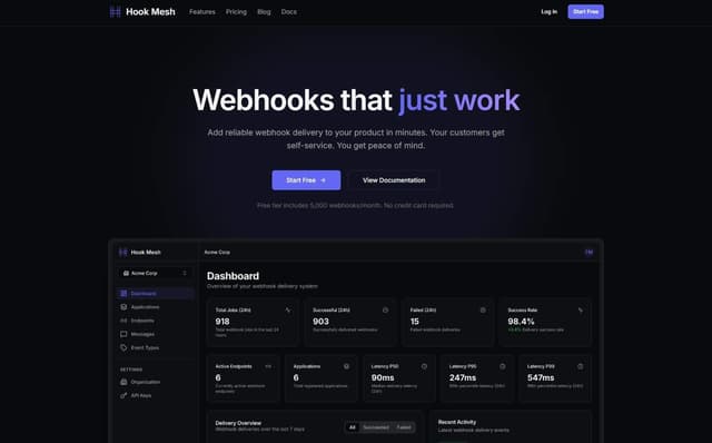 HookMesh screenshot 2