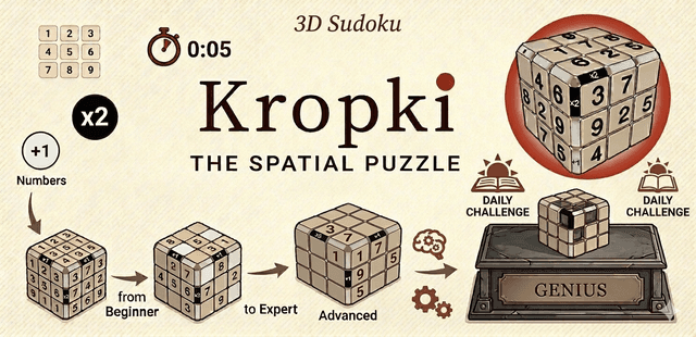 Kropki 3D Sudoku screenshot 4