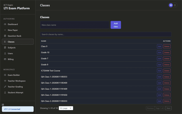 ICT Exam: Online Exam Software with AI Grading screenshot 4