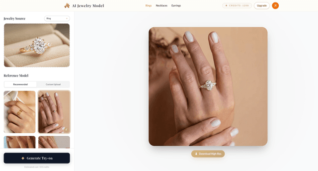 AI Jewelry Model screenshot 3