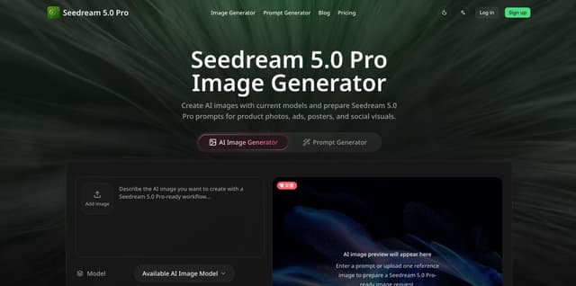 Seedream 5.0 Pro Image Generator screenshot 1