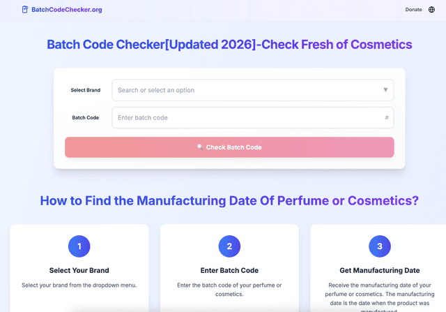Batch Code Checker screenshot 1