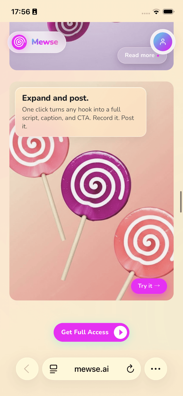 Mewse screenshot 3