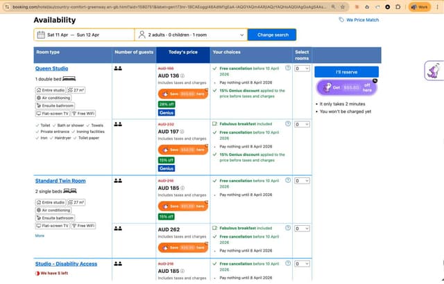 Booking Wolf screenshot 2