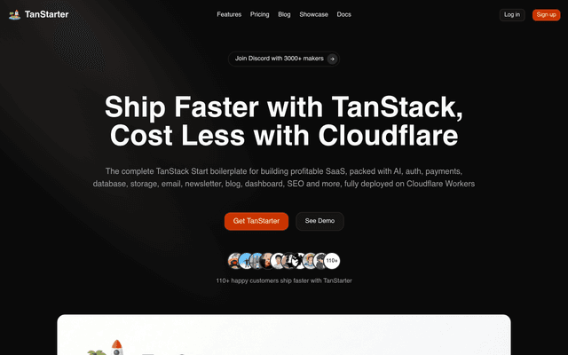 TanStarter screenshot 1