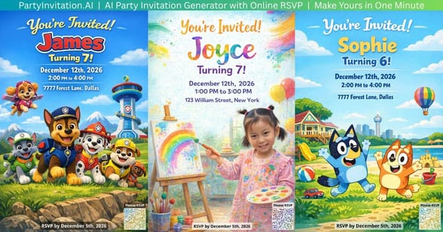 Party Invitation AI screenshot 1