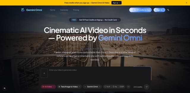 Gemini Omni AI Video Generator screenshot 1