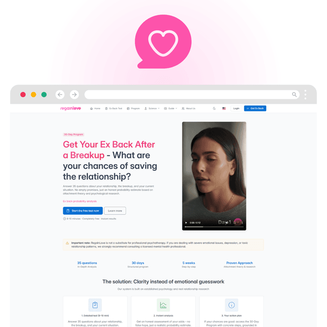 RegainLove screenshot 1