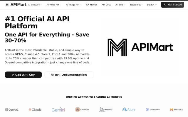 APIMart screenshot 1