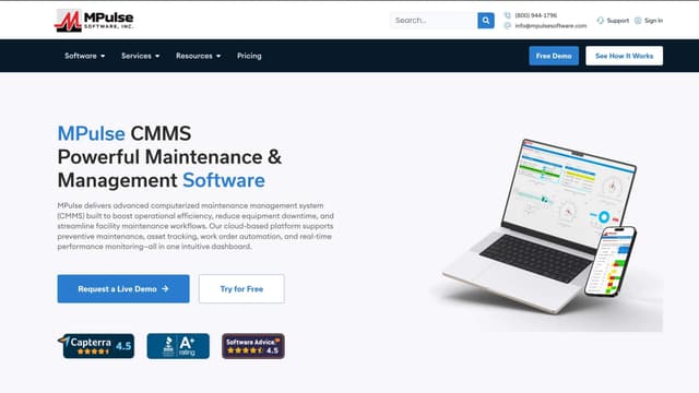 MPulse CMMS Software screenshot 2