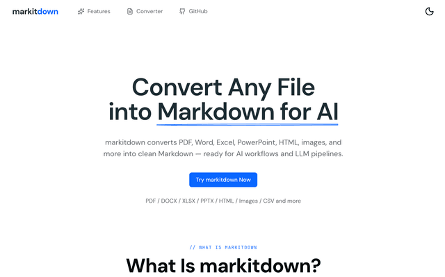 Markitdown Online screenshot 1