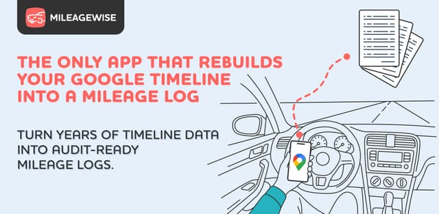 Mileage Log from Google Maps App screenshot 3