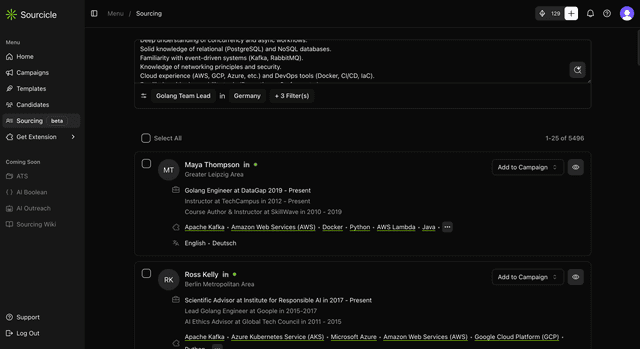 Sourcicle screenshot 2
