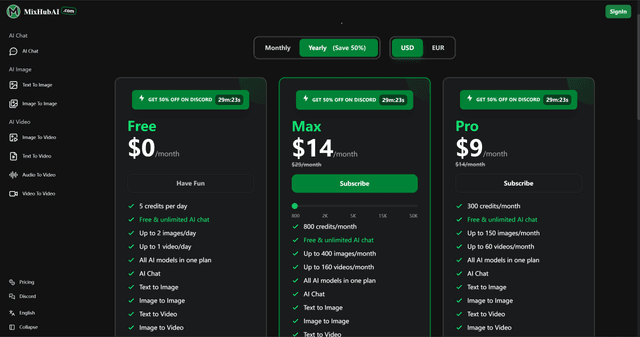 MixHub AI | All-in-One : Free AI Chat, Image & Video Models screenshot 3