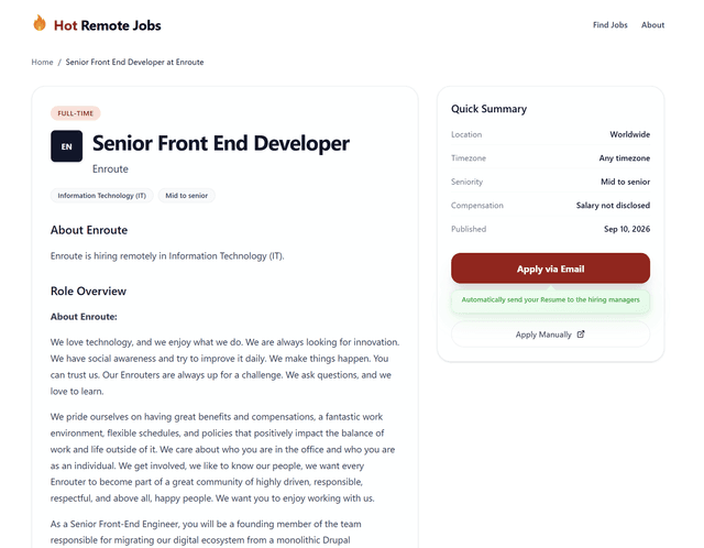 Hot Remote Jobs screenshot 3