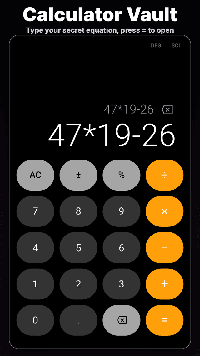 Lock It: Calculator Vault screenshot 2