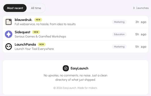 EasyLaunch screenshot 2