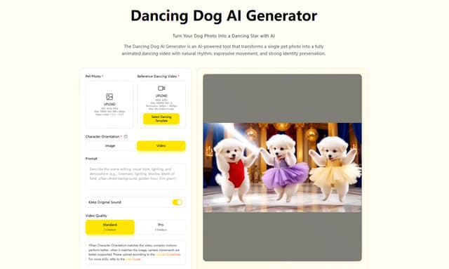 AI Dog Dancing Generator screenshot 2