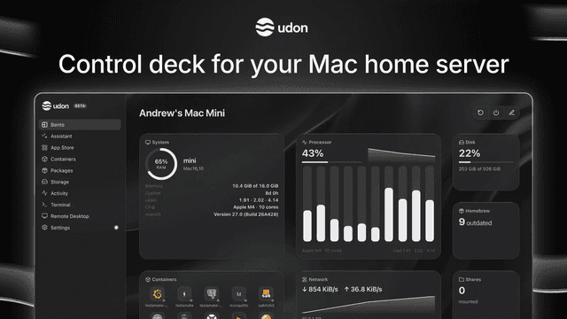 Udon screenshot 1