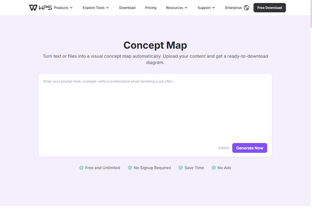 Concept Map Maker screenshot 1