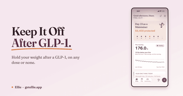 Ellie | Keep the Weight Off After GLP-1 screenshot 1
