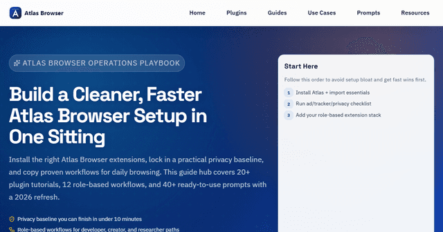 Atlas Browser Guide screenshot 1