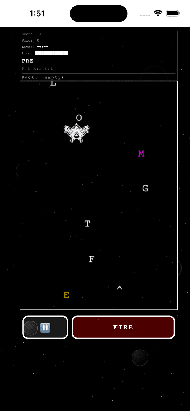 ‎LexInvaders App - App Store screenshot 1