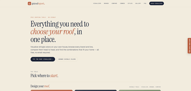 GetRoofReport screenshot 1