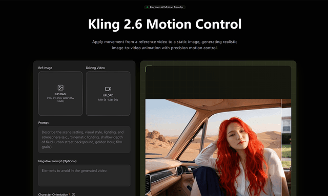 Kling Motion Control screenshot 3