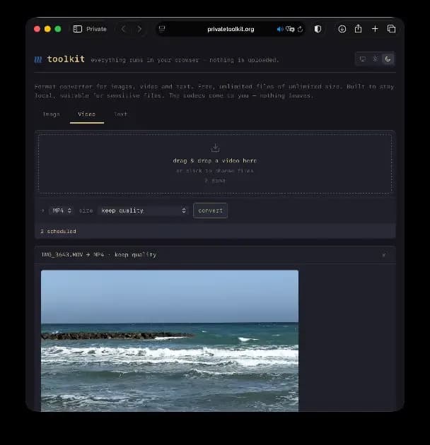 Private Toolkit screenshot 1
