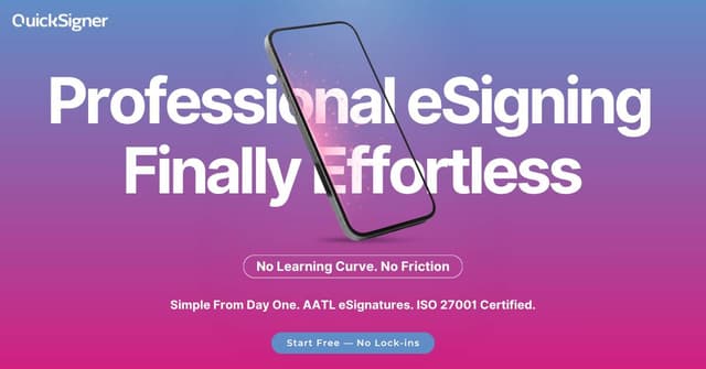 QuickSigner screenshot 2