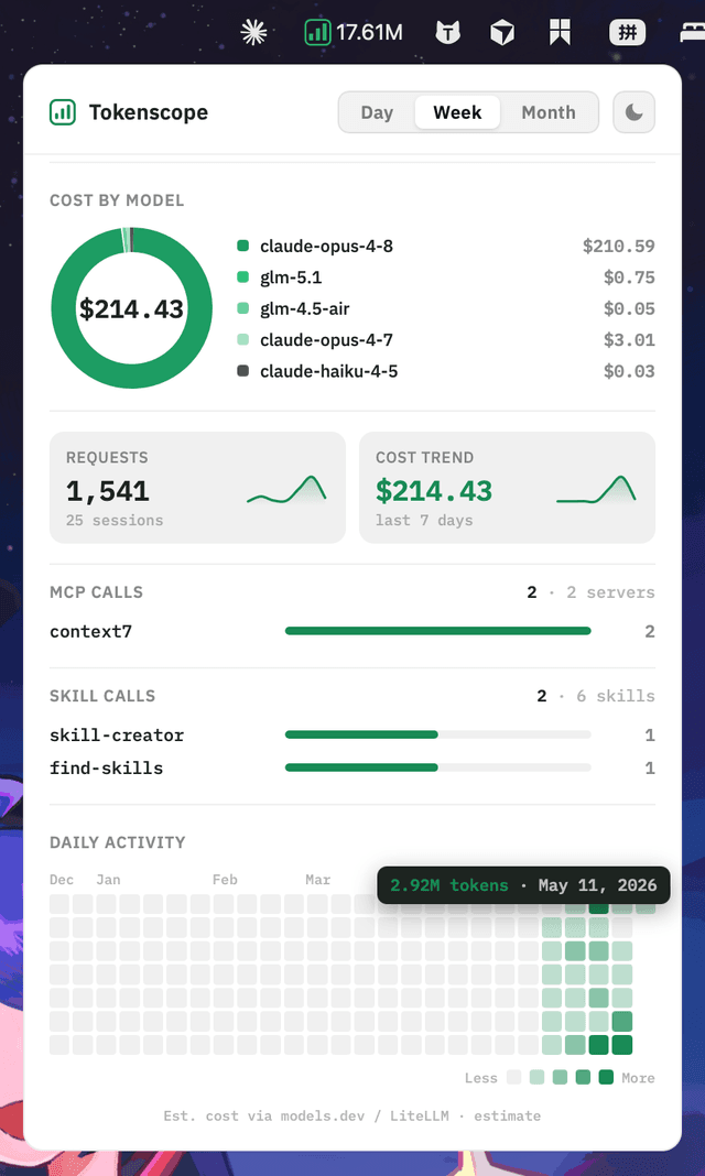 Tokenscope screenshot 4