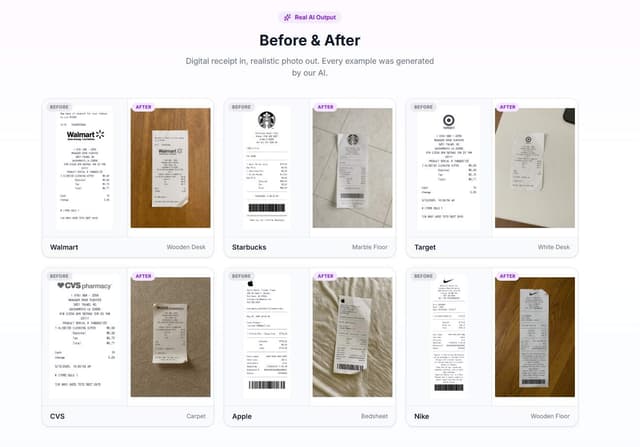 Receipt Generator screenshot 2