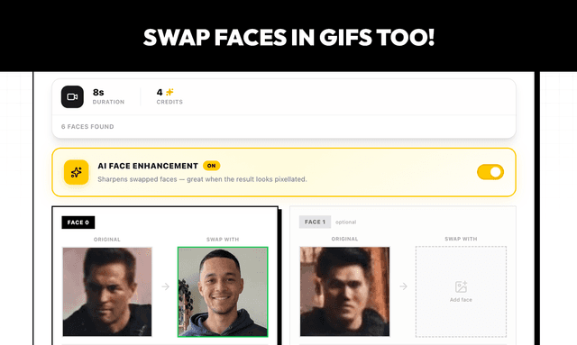 Swap Dat Face | The Fast, Free AI Face Swapper screenshot 2