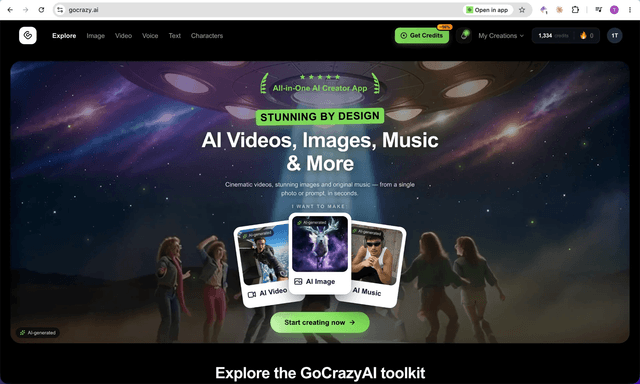GoCrazyAI screenshot 2