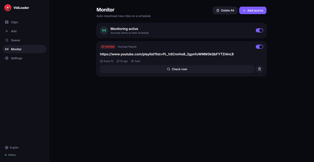 VidLoader screenshot 2