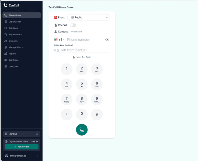 ZenCall screenshot 2