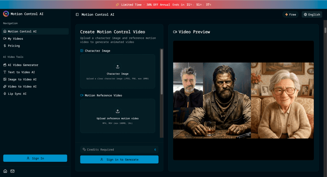Motion Control AI screenshot 2