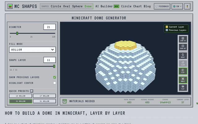 MC Shapes screenshot 3