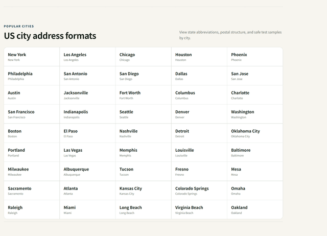 US Address Generator screenshot 4